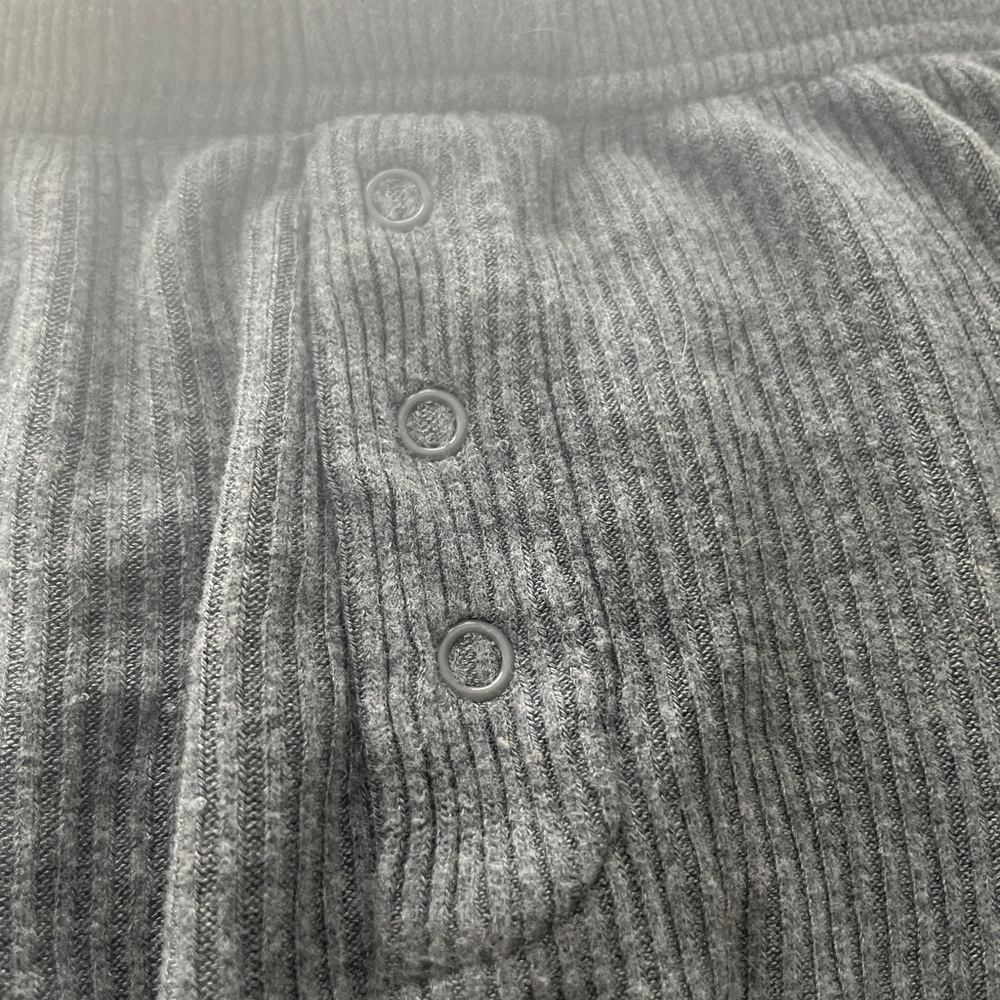 Auden Gray Ribbed Lounge Shorts